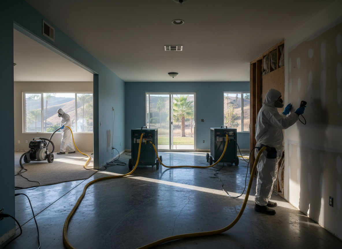 water damage restoration in Riverside