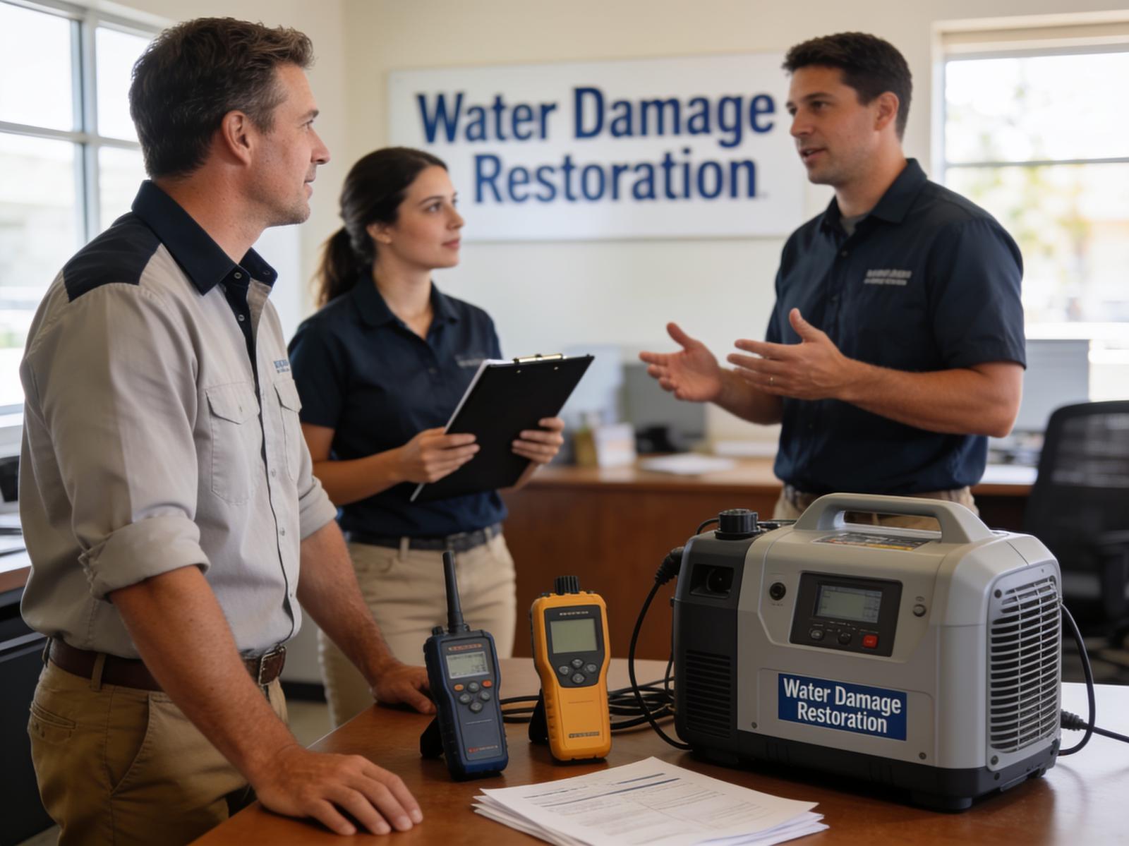 water damage restoration in Colton