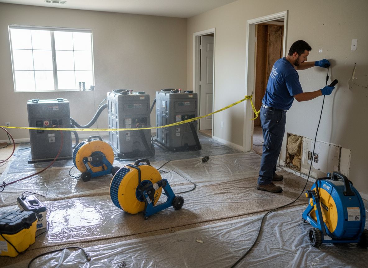 Structural Drying and Dehumidification in Moreno Valley, CA